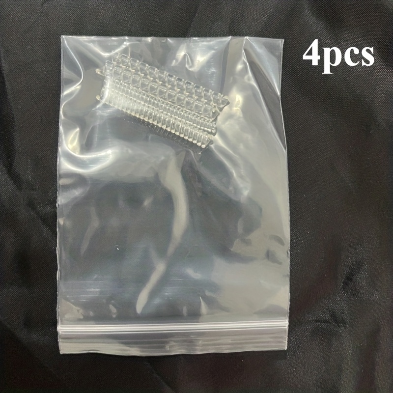 4/8/12pcs Invisible Ring Size Adjuster – 4 Sizes, Transparent, Fits Loose Rings, Firm And , Perfect For Weddings And Outdoor