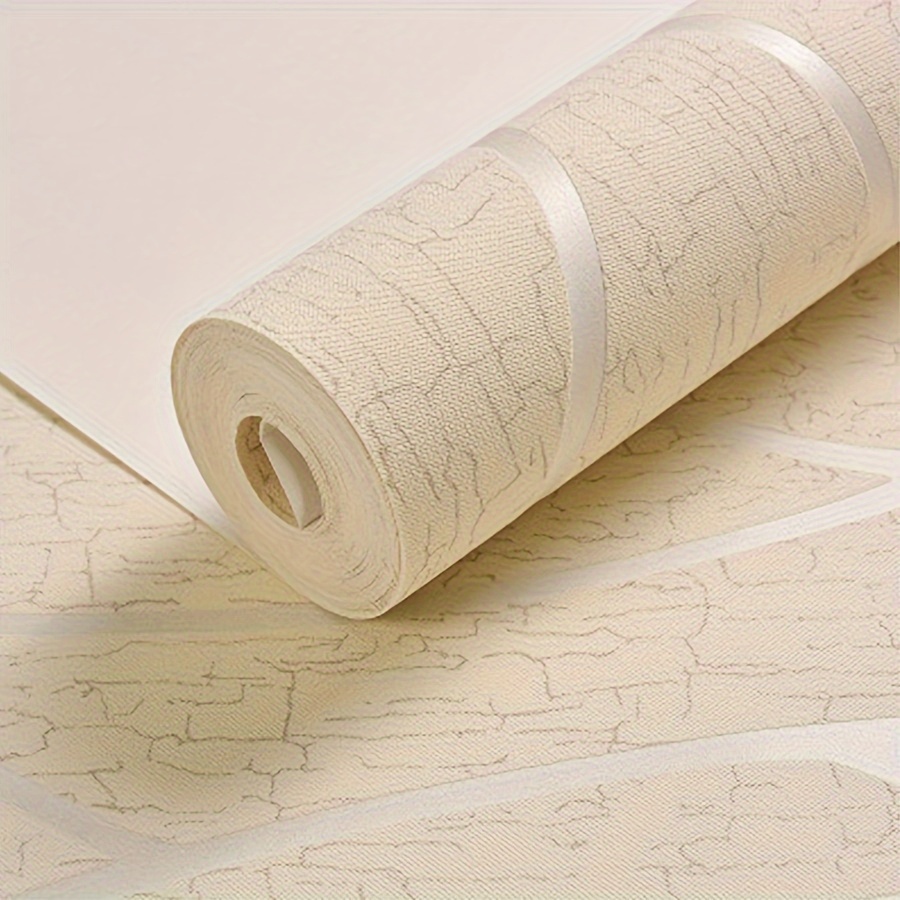 1 Roll 0.12mm Thick Modern 3d Pvc Wallpaper Water Ripple Nonwoven Wallpaper Home Decor Tv Background Wallpaper Wall Sticker Living Room Home Decor