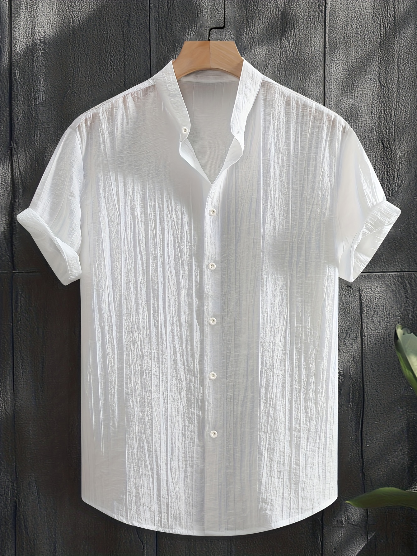 camisa casual manga corta hombre obm botones Temu Spain