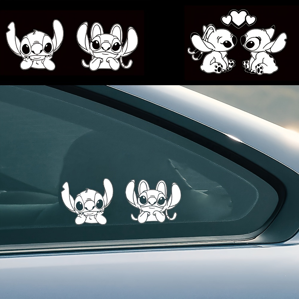 

1pc, Authorized, Stitch In Love Vinyl Sticker For Car Truck Bumper Window Decoration, And Stitch Laptop Decals Decor, Perfect For Decorating Your Vehicle!