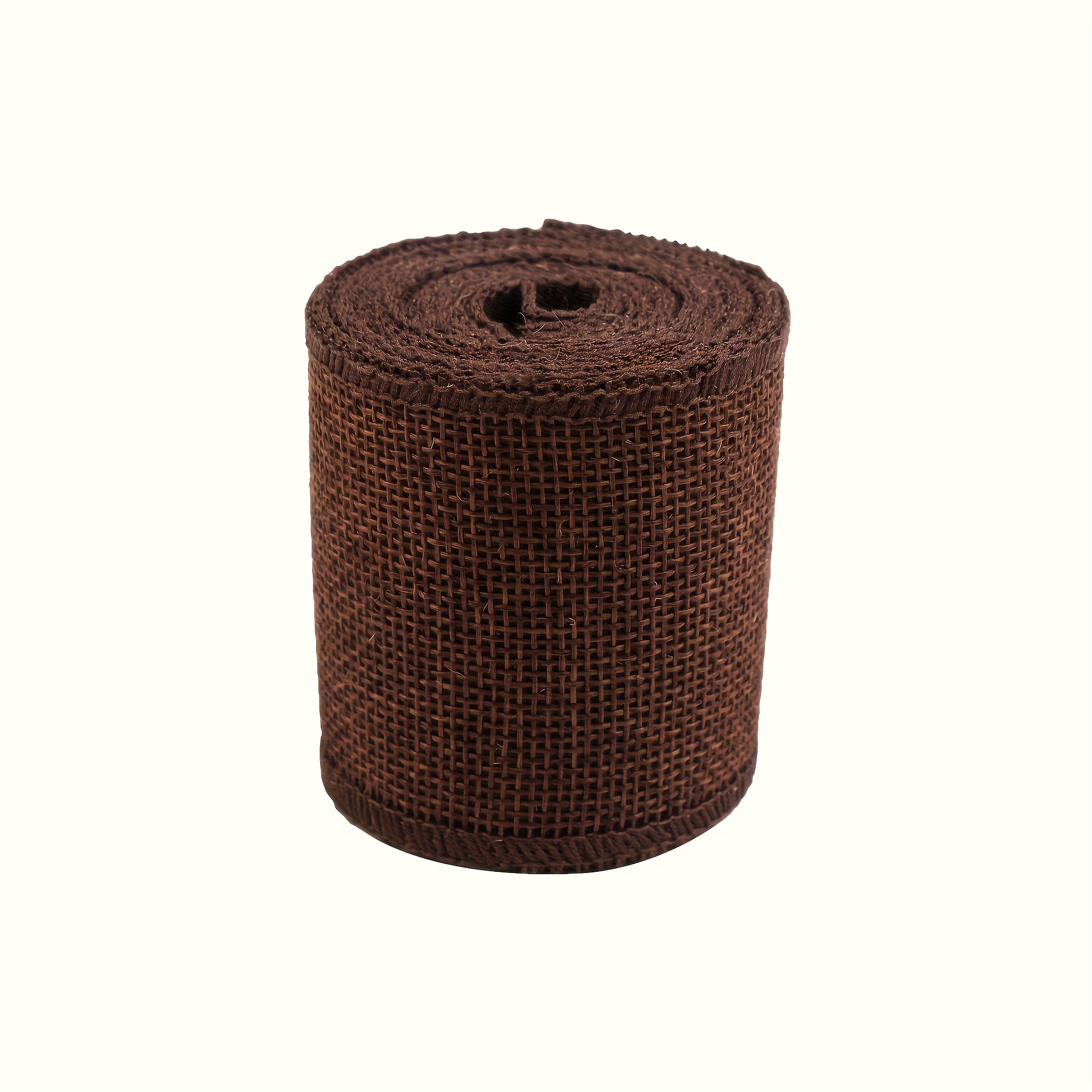 TEMU Eine Rolle Leinenband, 4 cm breit und 457,2 cm lang, elegant handgefertigt, geeignet für Geschenkverpackung, Weihnachtsdekoration und