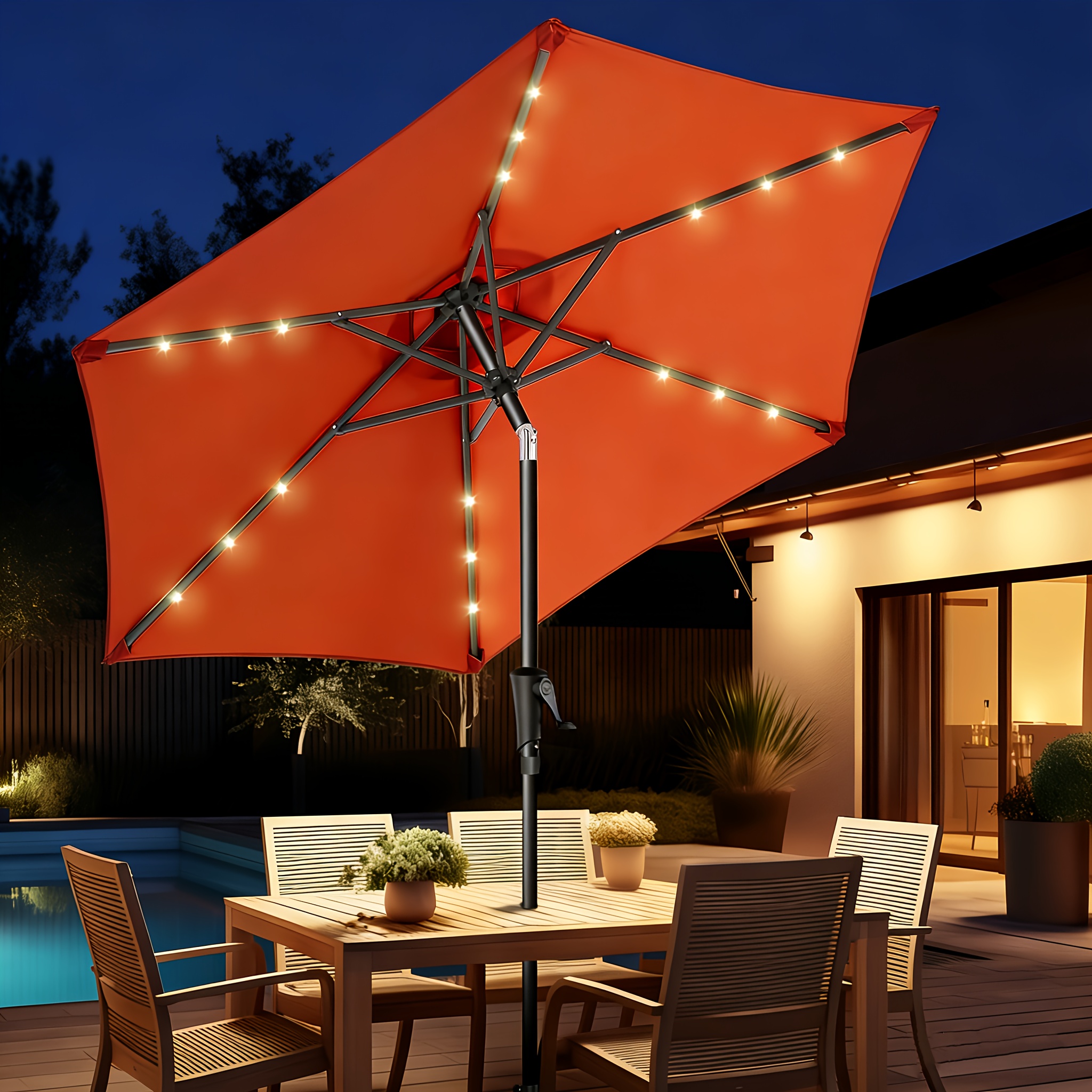 5 ft tilting patio umbrella Outdoor & In Pool Deck Umbrella - Select Umbrella
