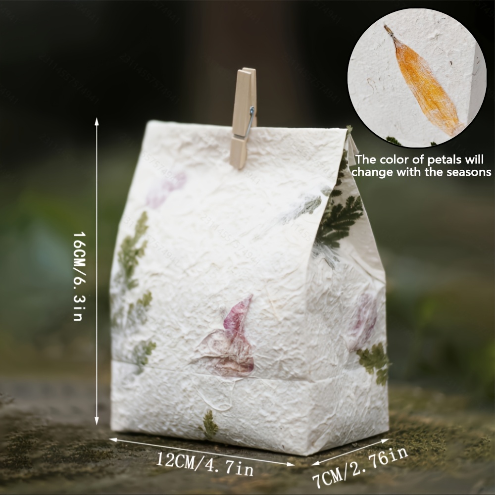 E-shop 5-teilige Pflanzgeschenktüten, Souvenirtüten, Süßigkeitentüten, Papiertüten, hochwertige Muttertagsgeschenktüten, handgefertigte Papiertüten,