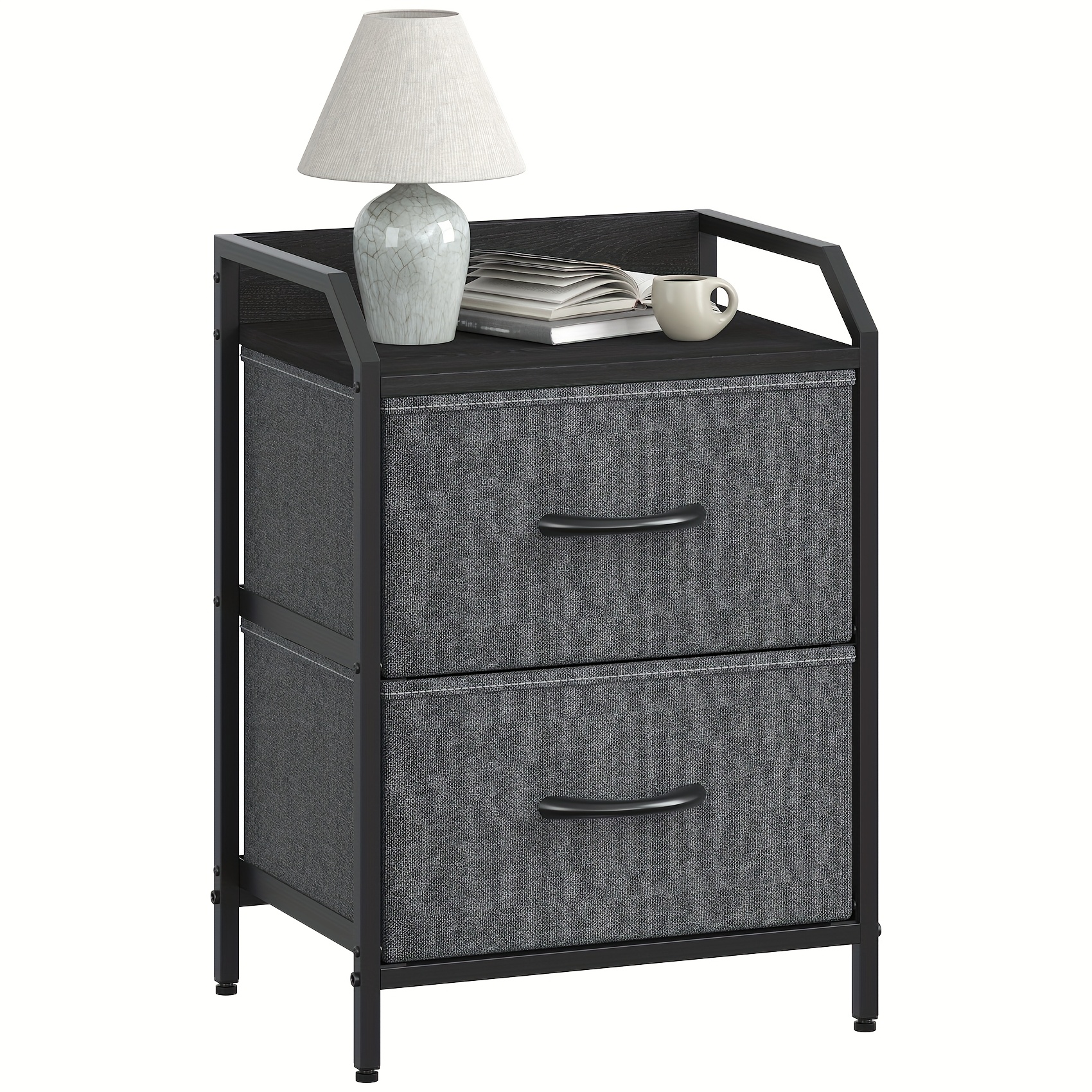 TEMU 2 Drawers Bedside Table, Small Nightstand For Bedroom, Chest Of Drawers Bedroom, Storage Drawers For Living Room, Hallway