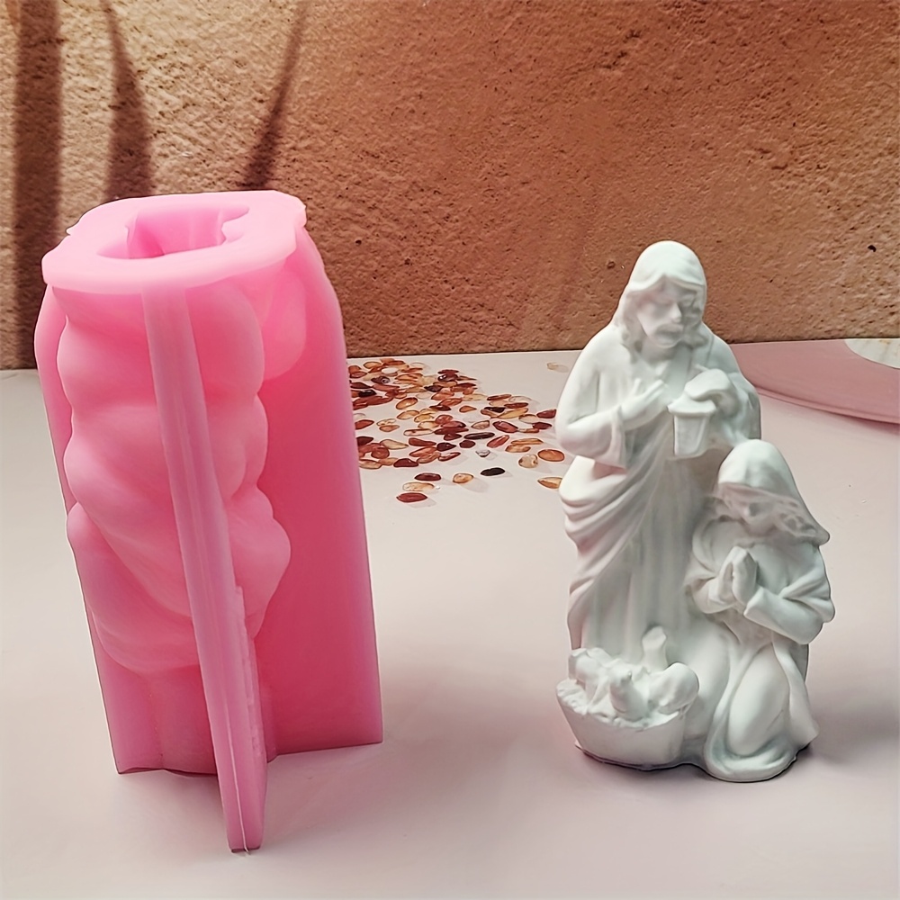 Molde De Silicona Para Velas Con Forma De Casa - Antiadherente, Reutilizable, Para Velas, Jabón O Resina