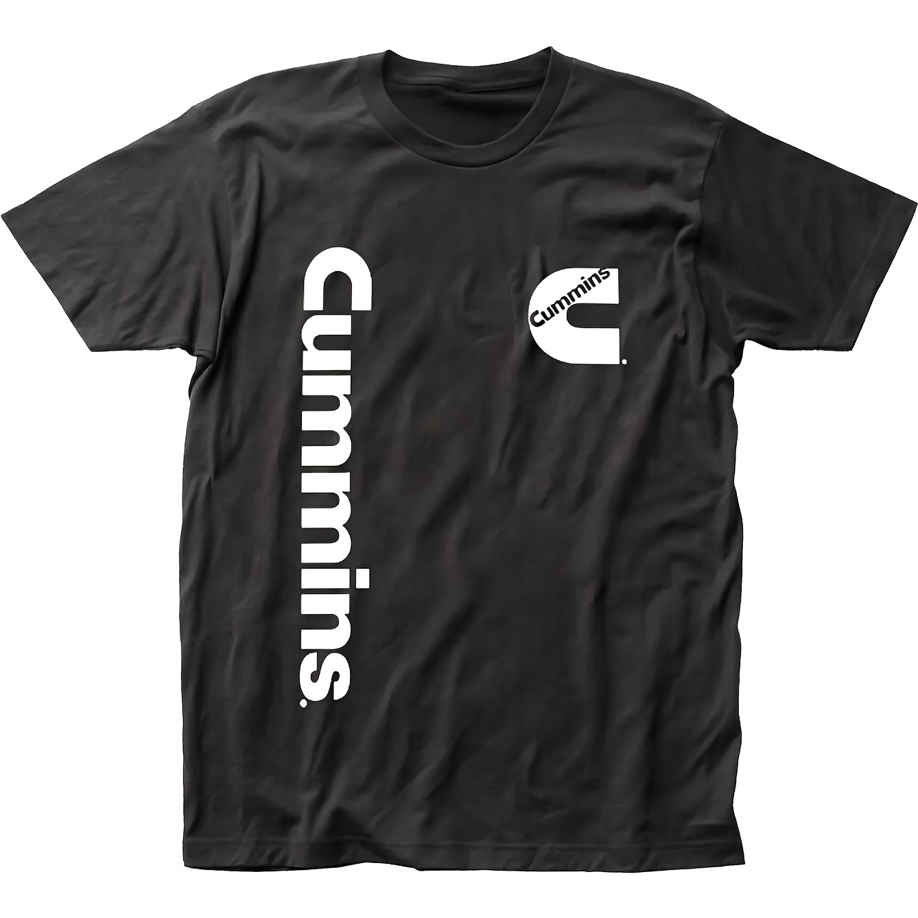 

Black And 100% Cotton Graphic T-shirt