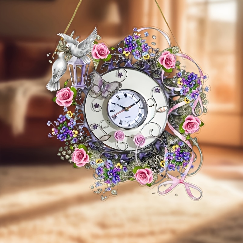 

2d1pc Artistic Clock Design Sun , A Hanging Decoration, Gift For Clock Enthusiasts, Birthday Presents, Anniversary Gifts, And Holiday Party Favors.