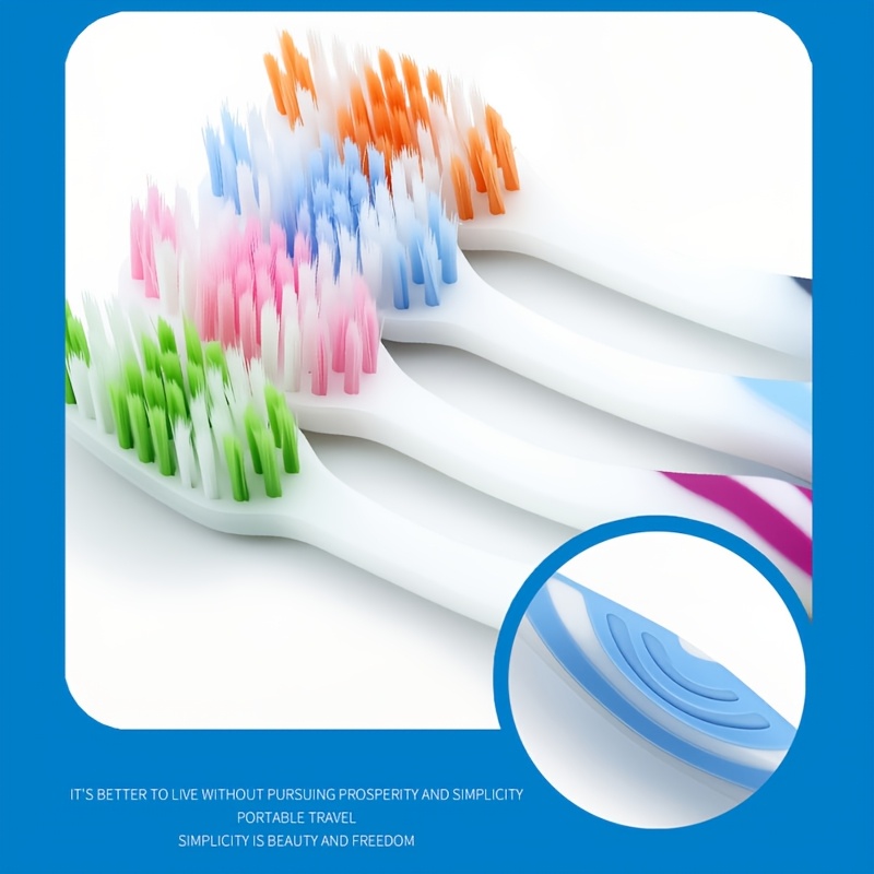 2pcs Set of Premium Soft-Bristle Toothbrushes for Adults
