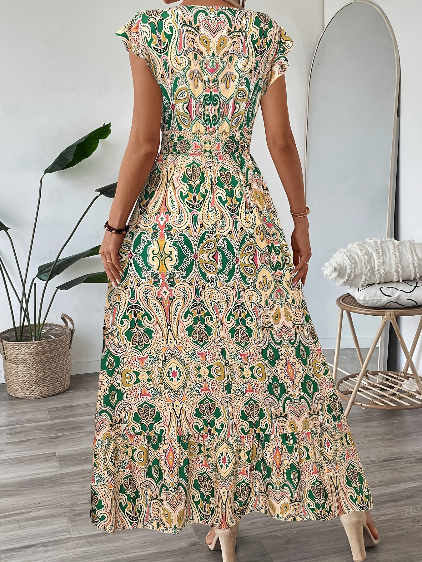 ankle length summer dresses with sleeves White Linen Dress | Modest Slip Dresses