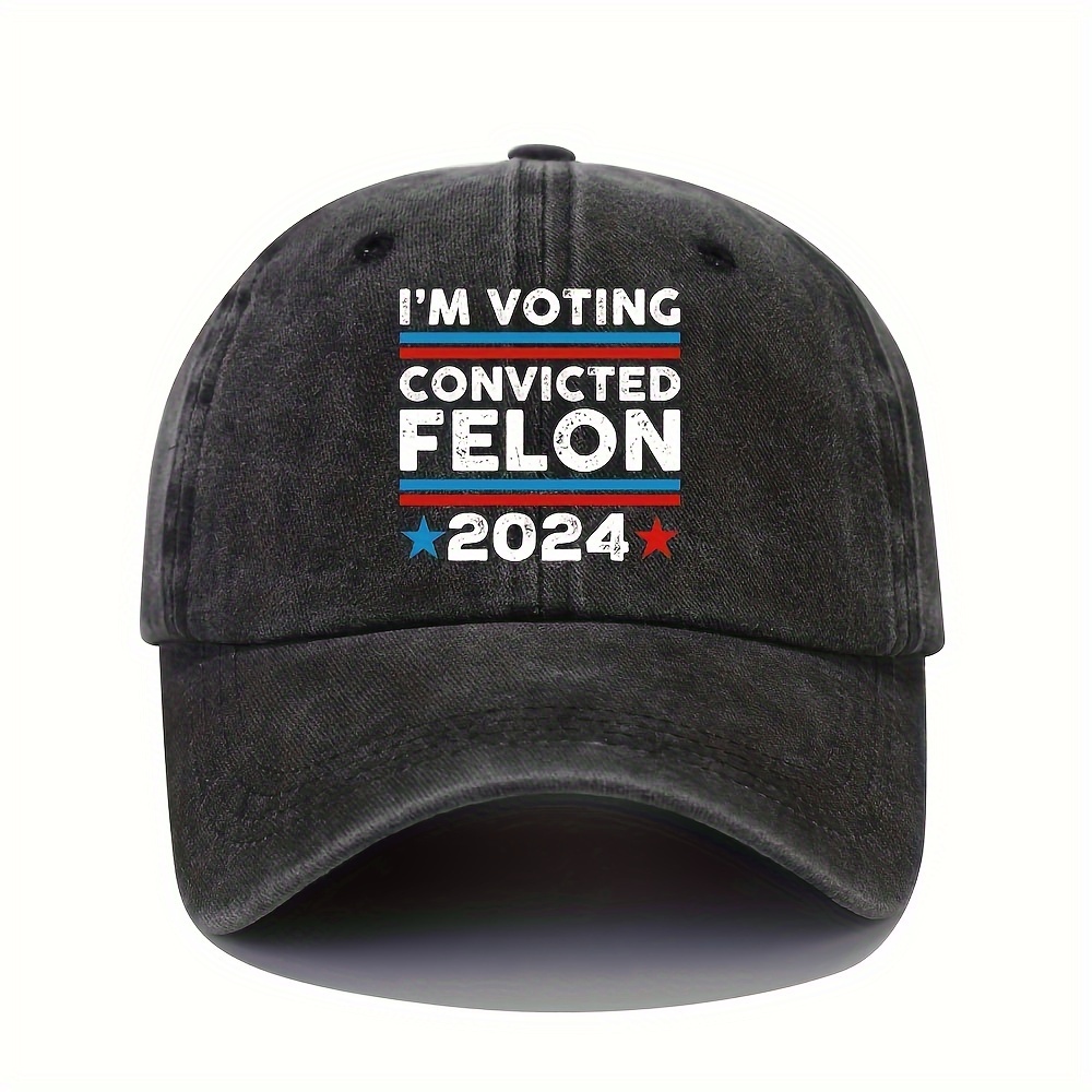 

Voting " Distressed Cotton Baseball Cap - Unisex, Sun Protection, Adjustable Fit