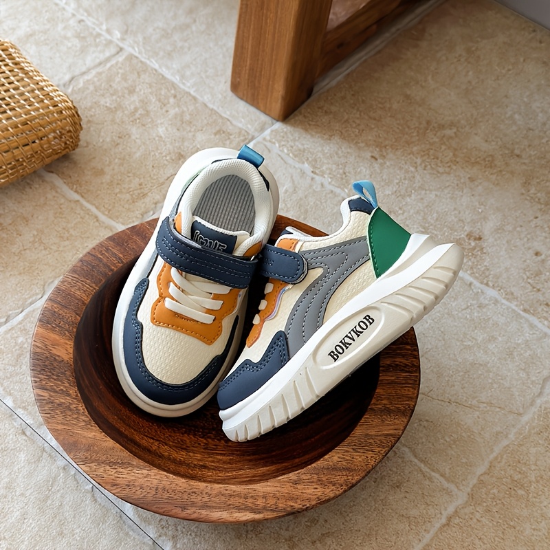 Zapatillas para Niños y Niñas - Compatibles para Juego al Aire Libre - Bajo, Tejido Transpirable y Suela, Color - Zapatos Casuales de Punta Redonda con Detalles de Flecos, Cierre de Gancho y Bucle (Uso Diario, Parque Infantil) - Imagen 3