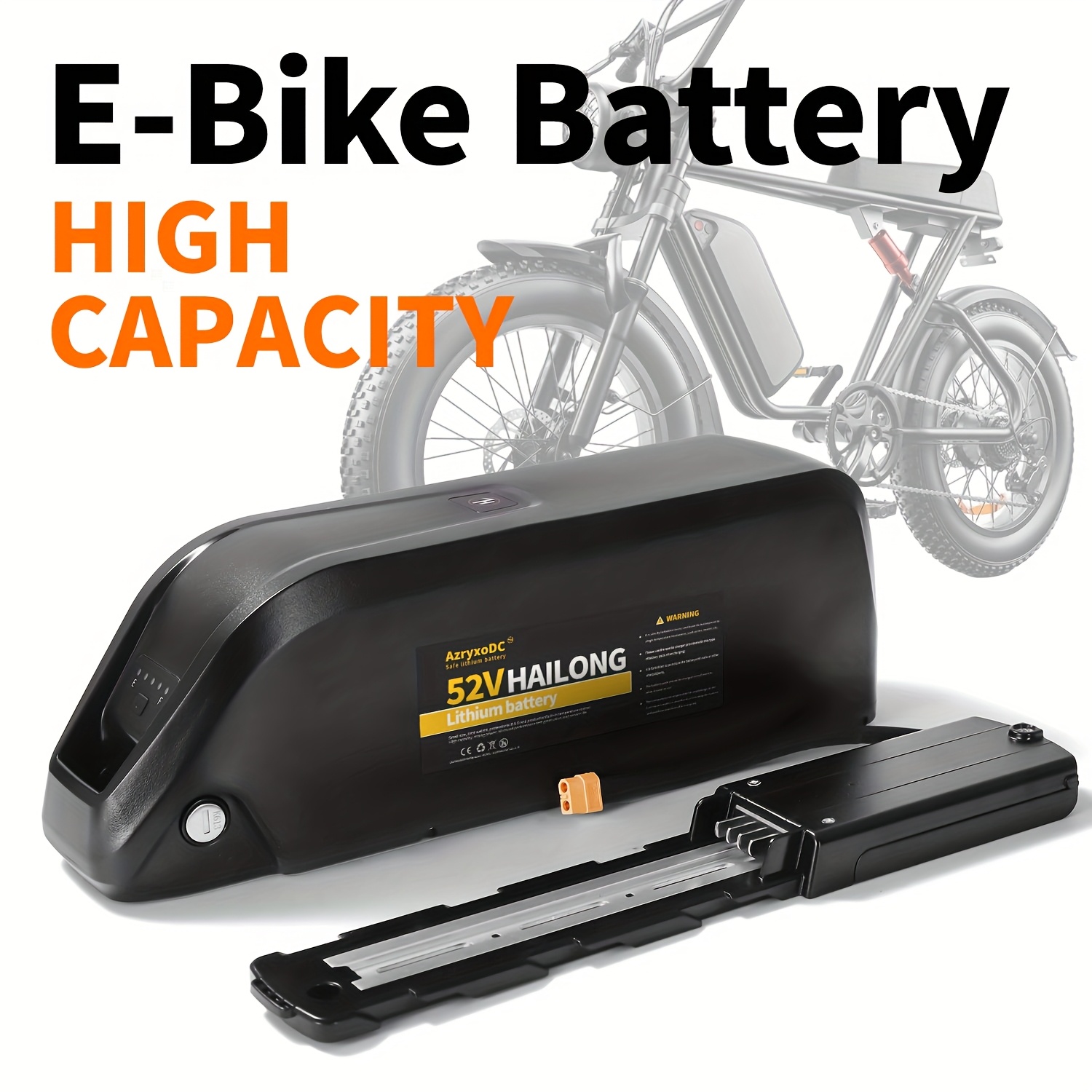 thumbnail interactive-video image 1 of Lithium Hellas Ebike Battery – 36V/48V/52V, 8Ah-20Ah, For 200W-1200W Electric Bicycle Scooter 1 of 6