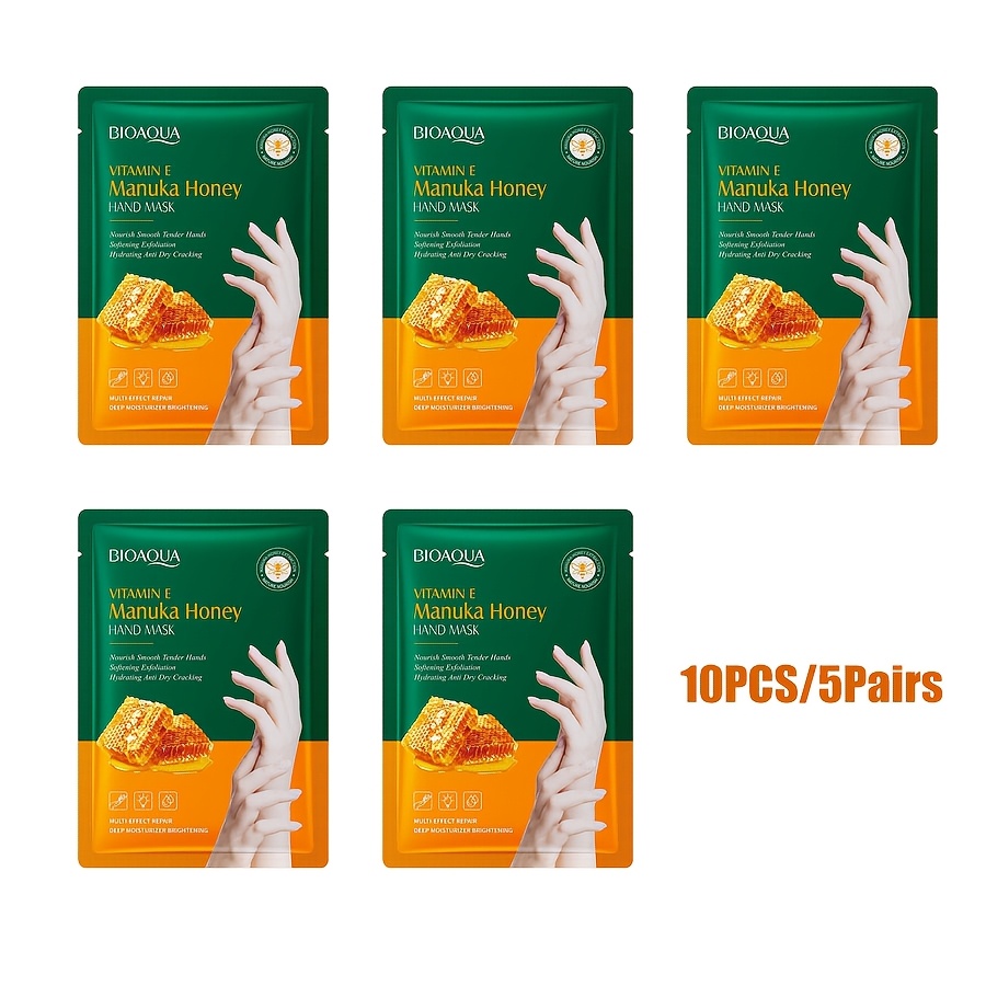 10pcs pack vitamin e   honey   moisturizing   for extremely dry cracked feet winter skincare pedicure salon   care   for sensitive light beige