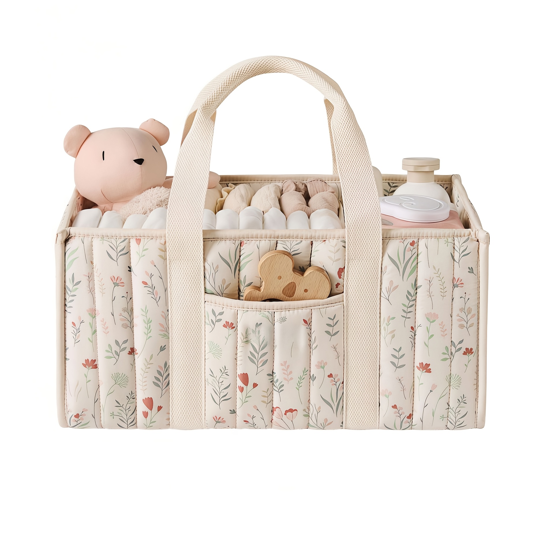TEMU Sac à langer multifonction pliable, Sac pour parents, Poche à langes pour enfants, Sac de rangement pour couches