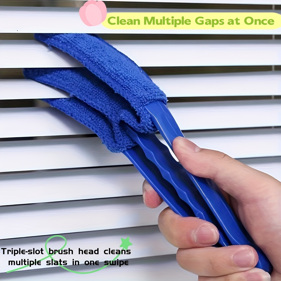 1pc handheld mini blinds cleaner curtain brush dust remover for effortless dust collection and blinds cleaning cleaning car air conditioning vents window   air conditioning home gadgets