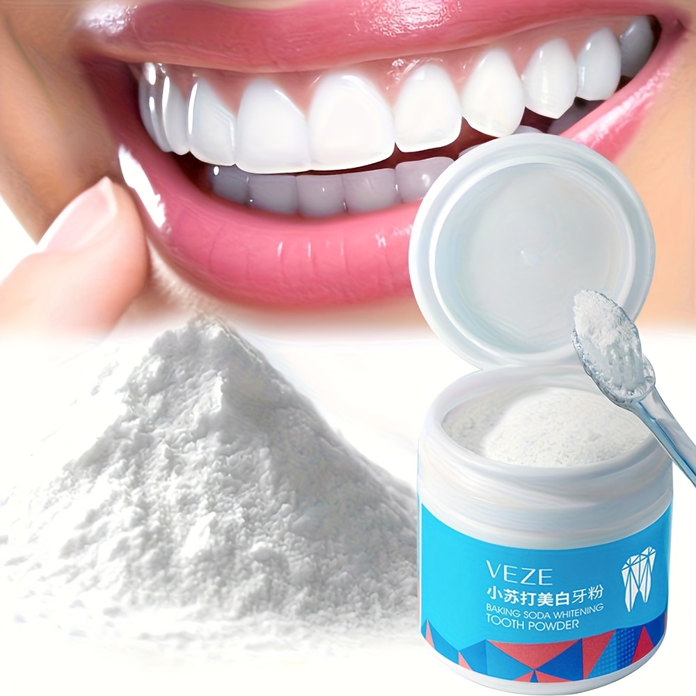 1pc 50g Baking Soda Teeth Powder, Tooth Deep Cleaning Powder, Breath Freshener, Tooth Cleaning Powder For Daily Life