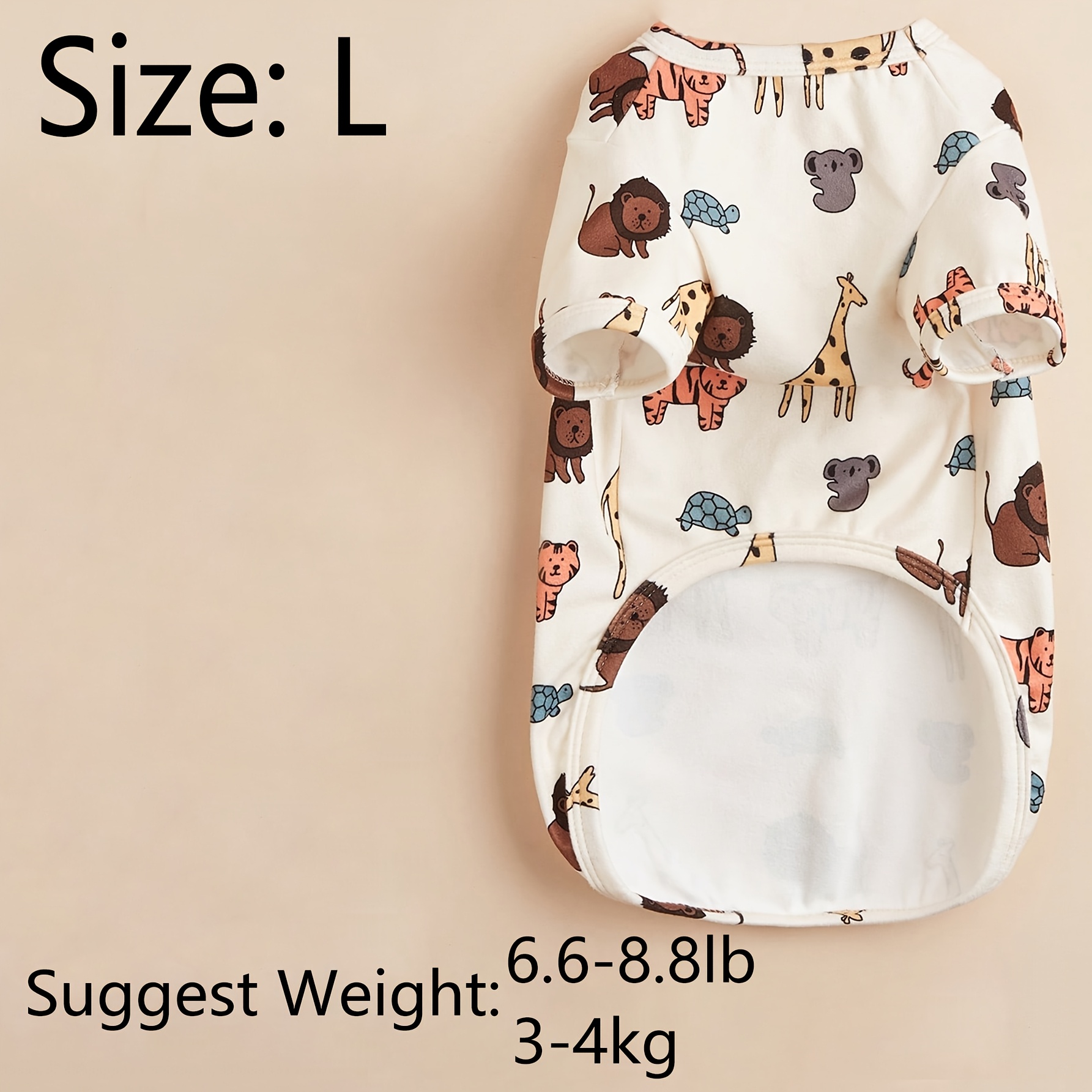 1pc Tiger Animal Print T-shirt Suitable For Cats And Dogs For Daily Wear