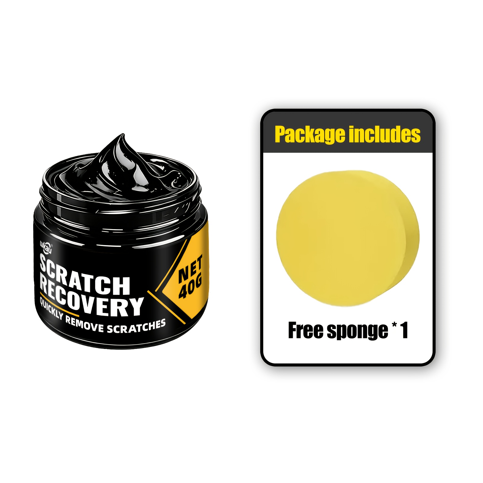 Easily Eliminate Car Surface . Apply Repair Compound To Restore Deep And Shallow Scratches Without Ruining Original Paint Texture, Perfect For Small Paint Blemishes