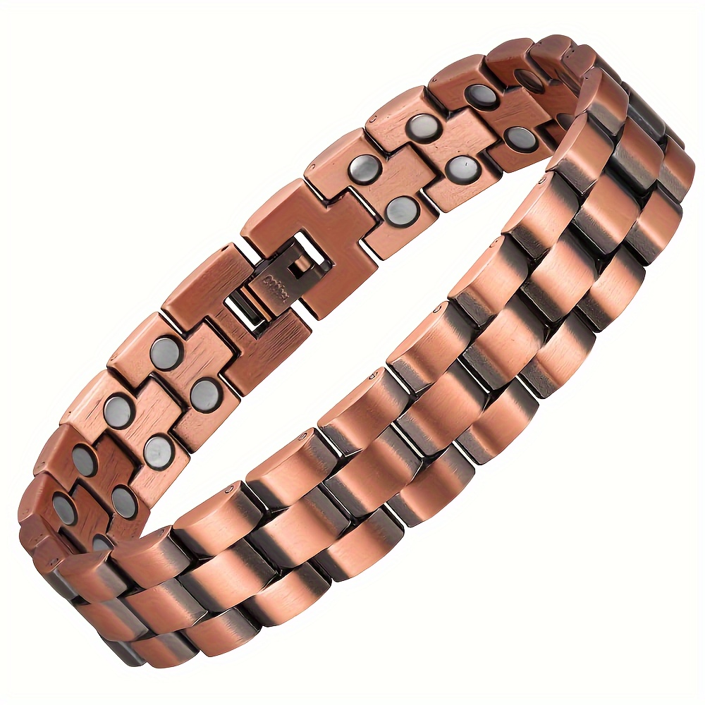 

1pc Magnetic Bracelets For Women, Copper Bracelets For Women,, Women's Bracelets For Jewelry Gift With Adjustable Sizing Tool