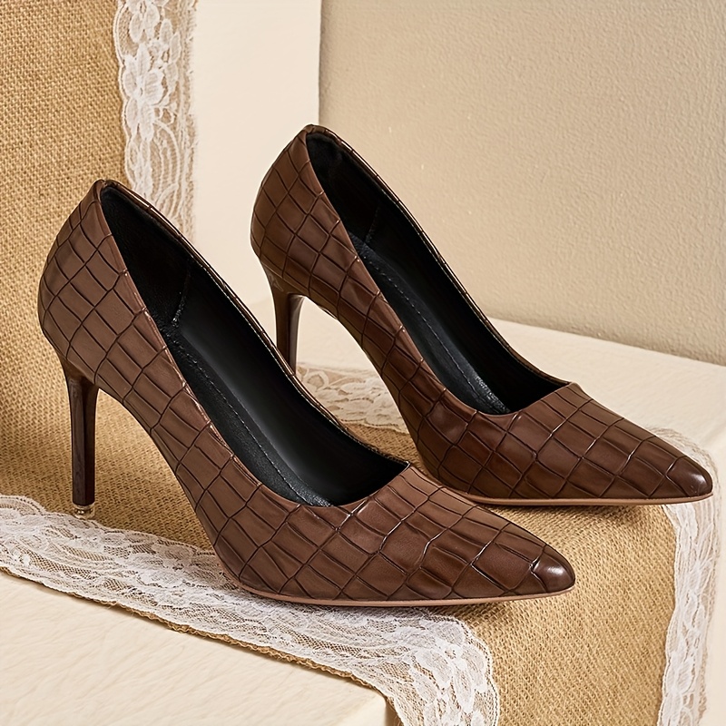 chocolate brown womens dress shoes The Women's Derby Chocolate Suede / 7 US main image 1