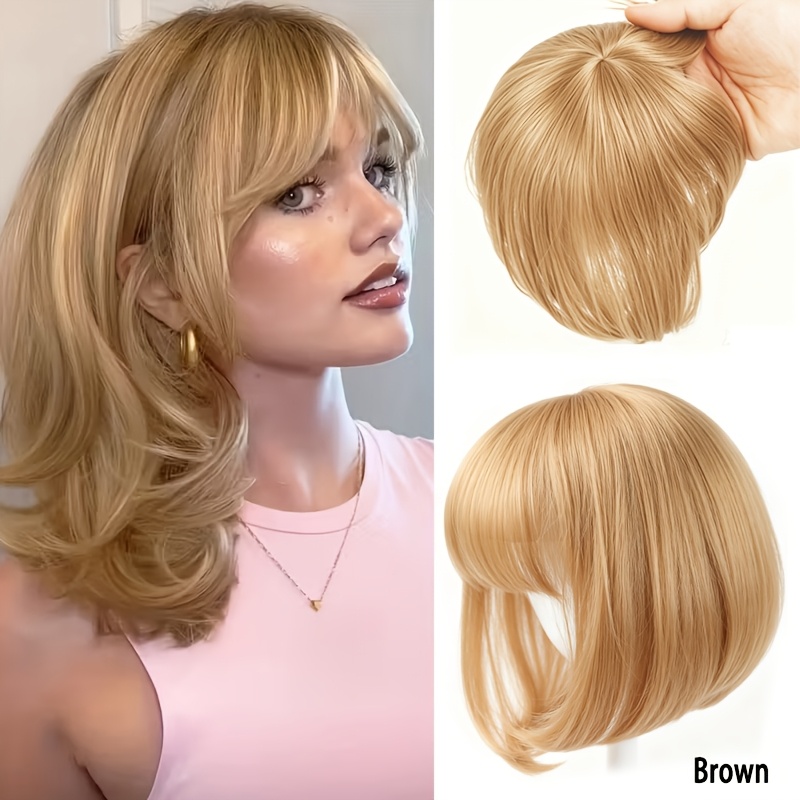 TEMU Extension de cheveux 360°, Topper 3D, Ajoute du volume aux cheveux et recouvre les cheveux gris, Extensions de cheveux résistantes à la chaleur