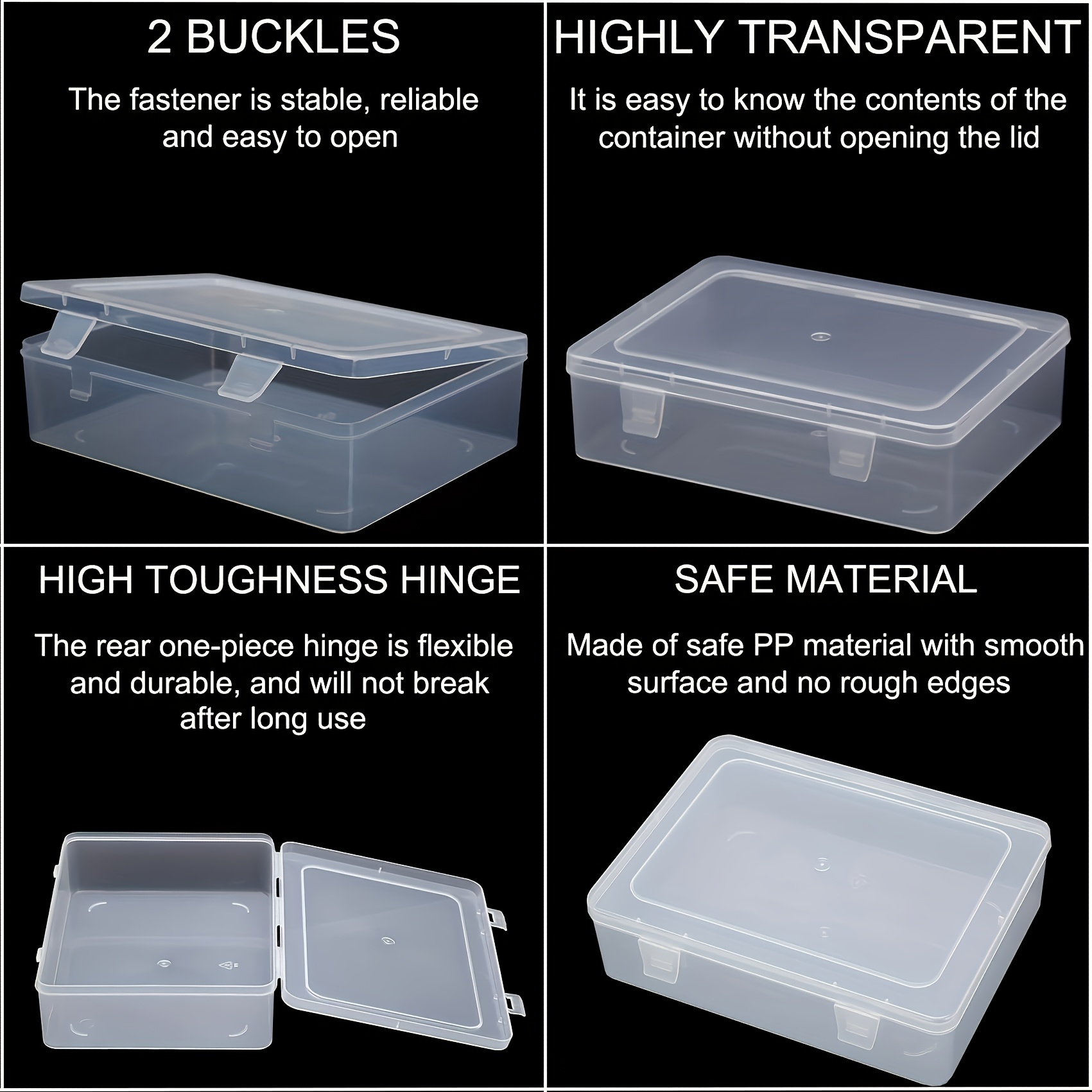 30pcs plastic bead storage box set transparent organizer for jewelry crafts and small items portable travel case with diy beading and jewelry making supplies Product details 3