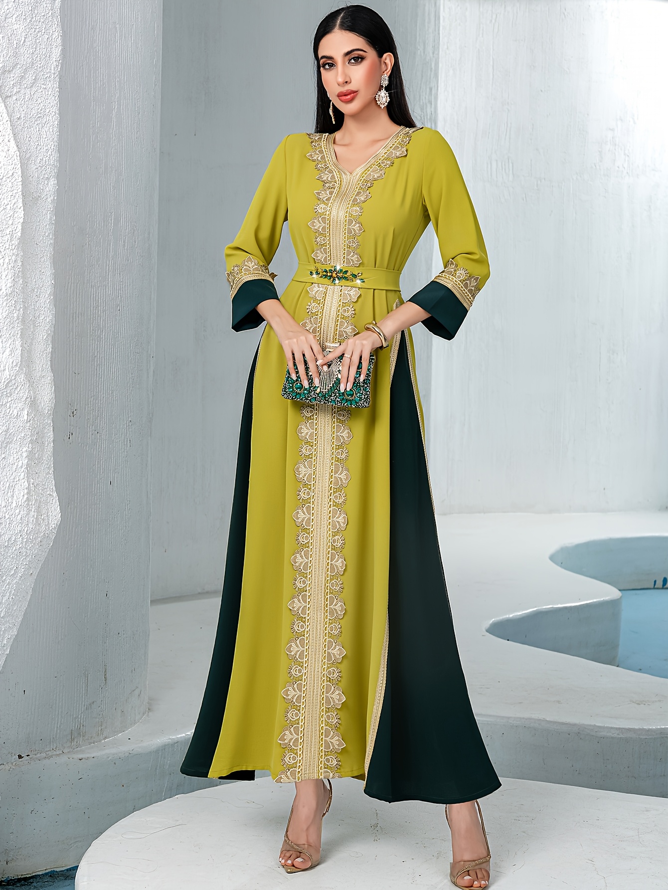 slim fit dress slacks Latest Golden Sharara Bridal Dress