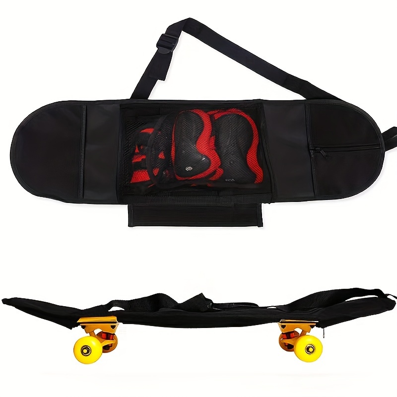 

Multi-functional, Skateboard Carry Bag - Nylon, Waterproof, With Thickened Strap For Scooters & Accessories