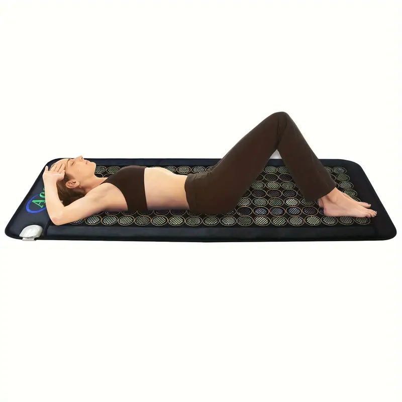 full body stone heating mat electric heating pad for back neck shoulders massage mat auto shut off adjustable timer and temperature 59 l x 24 w Product details 0