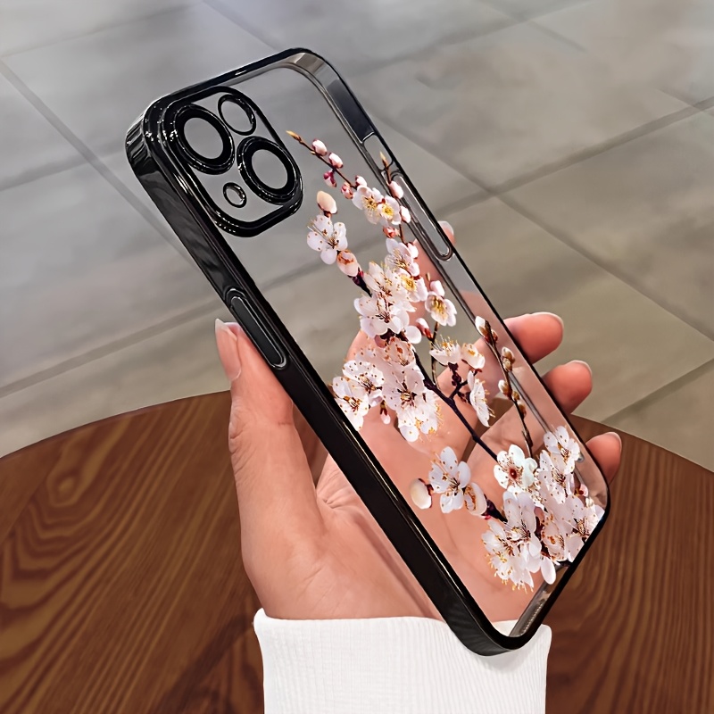 Flowers and Plants for iPhone16 Case iPhone 16 promax/ 16plus/ 16pro/ 15plus/ 15pro/ 15promax/ 14plus/ 14promax/ 14pro/ iPhone13 pro max High Quality 13pro Transparent Case Soft Case