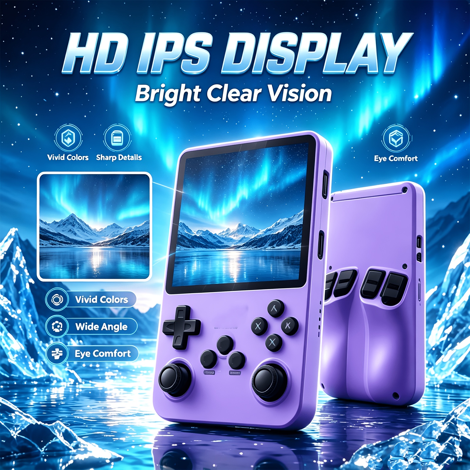 Portable R36 Retro Gaming Console with 128GB