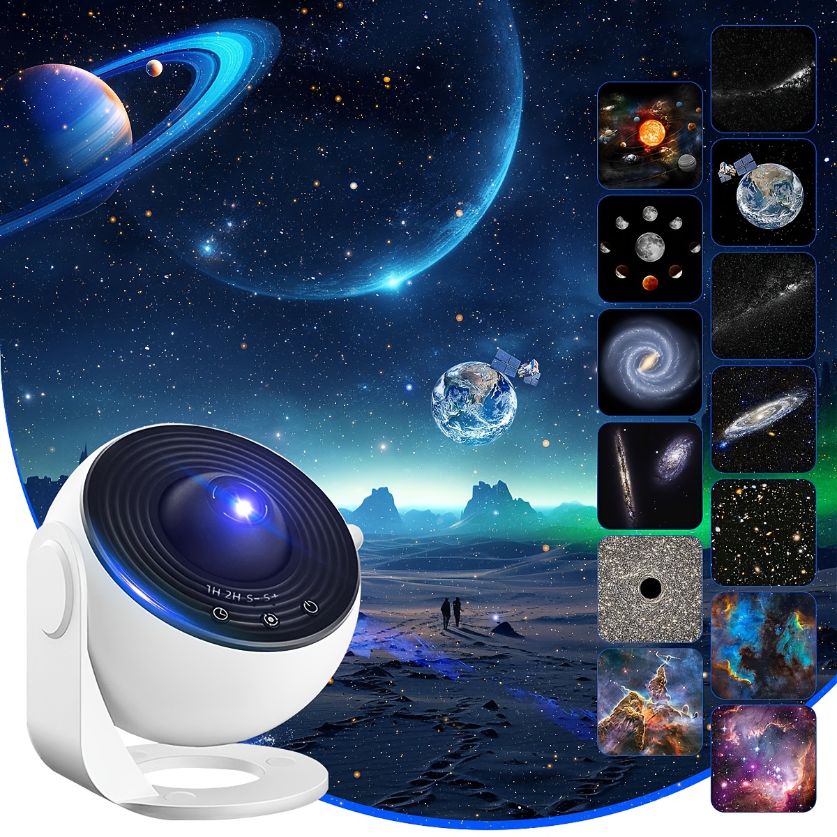Projector, 13-in-1 Star Projector With Fog And Effects, Bedroom Planetarium Night Light With Timer And Rotation Speed Control Function, Room Decoration, Hallway
