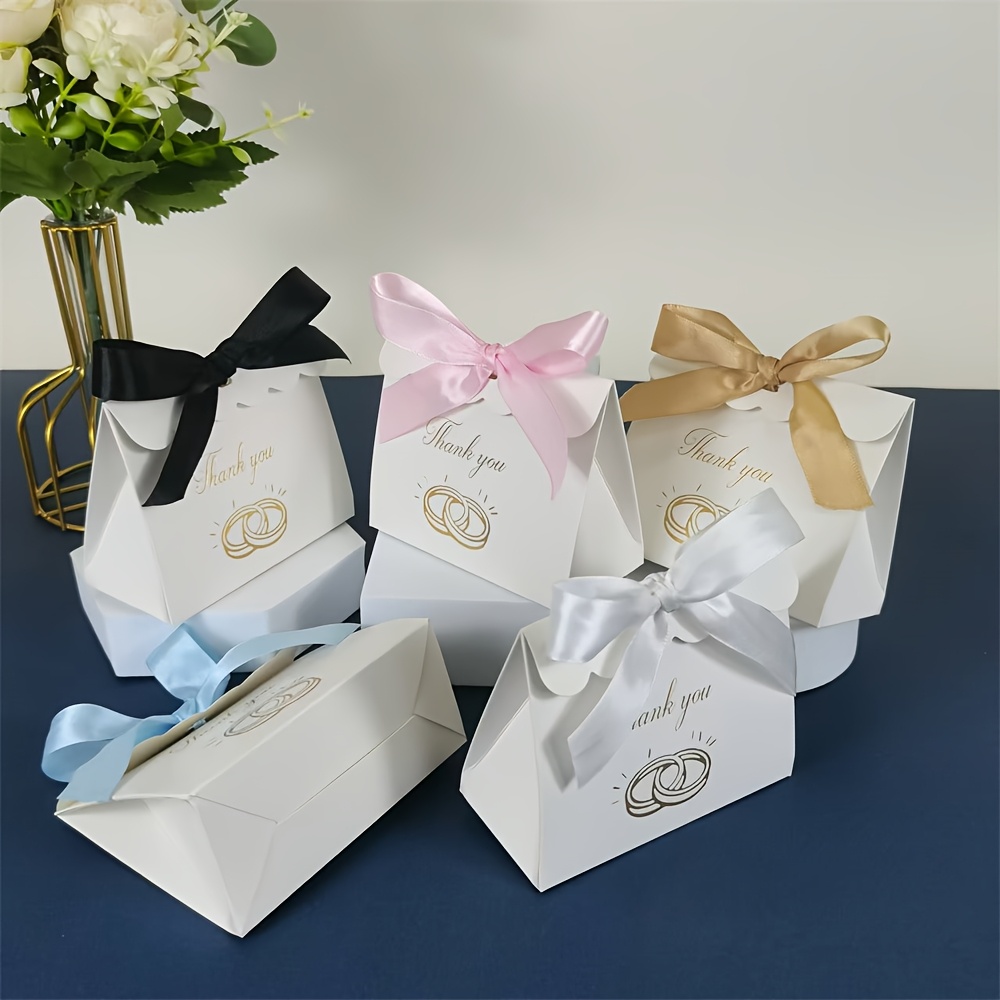 10pcs Creative Mini Thank You Gift Box Packaging