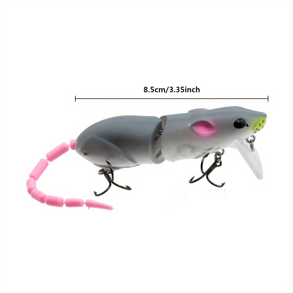Mouse With Multiple Joints, 85mm/15.5g, Designed For Fishing And Perch Lures