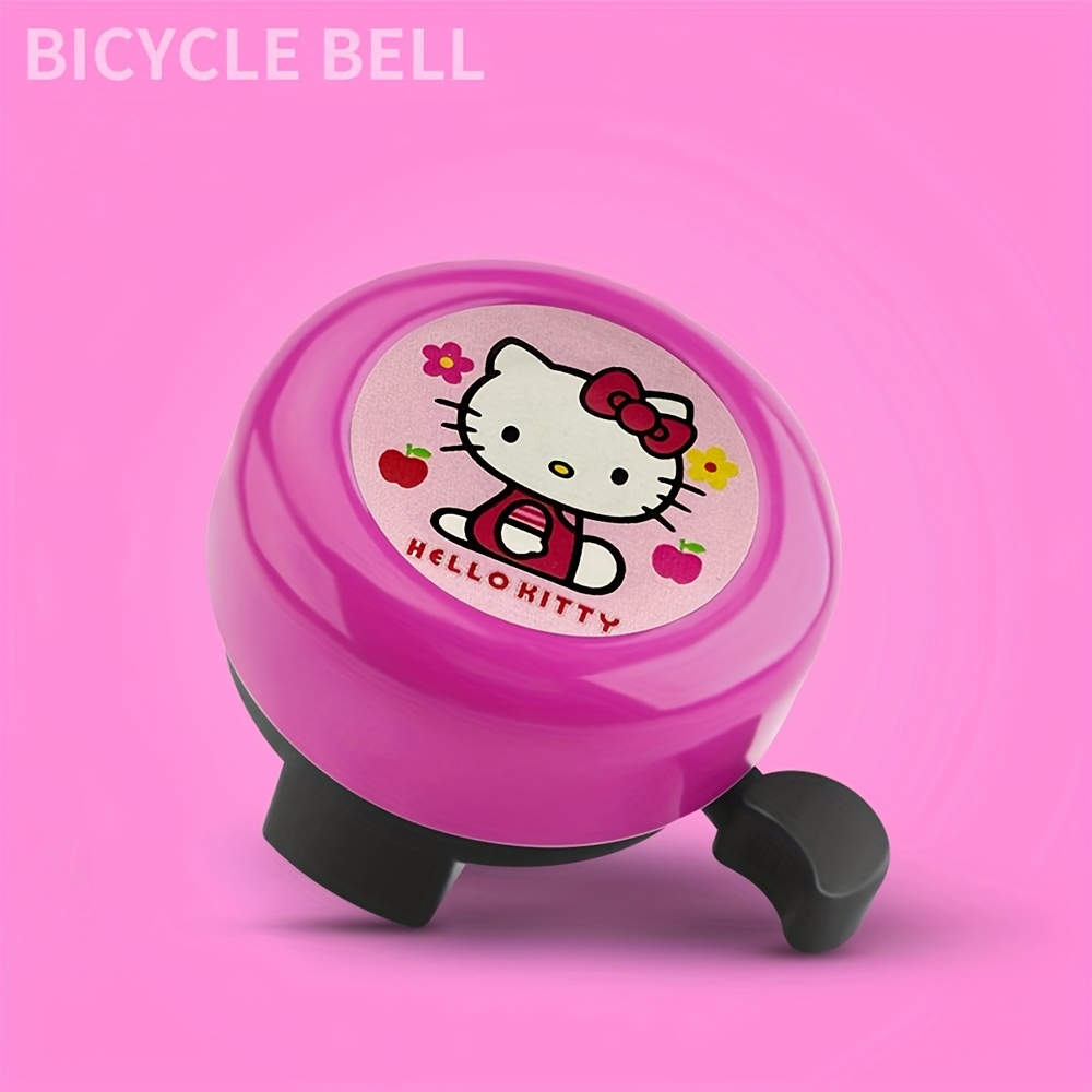 E-shop {Autorisiert} Eine Hello Kitty Fahrradglocke, laute Edelstahl Dekorglocke für Lenker mit einem Durchmesser von 20-22 mm, pinke Cartoon
