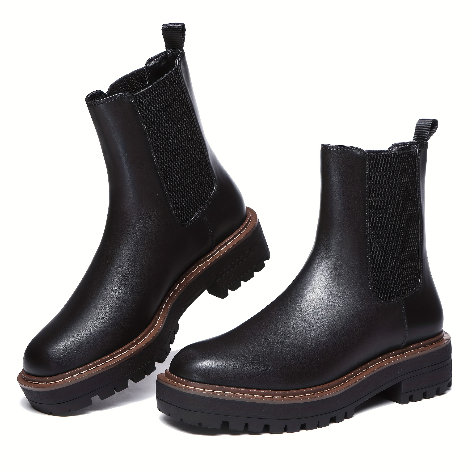 

Women's Chelsea Ankle Boots Rainboots Rubber Boots Non-slip Water Shoes Round Toe