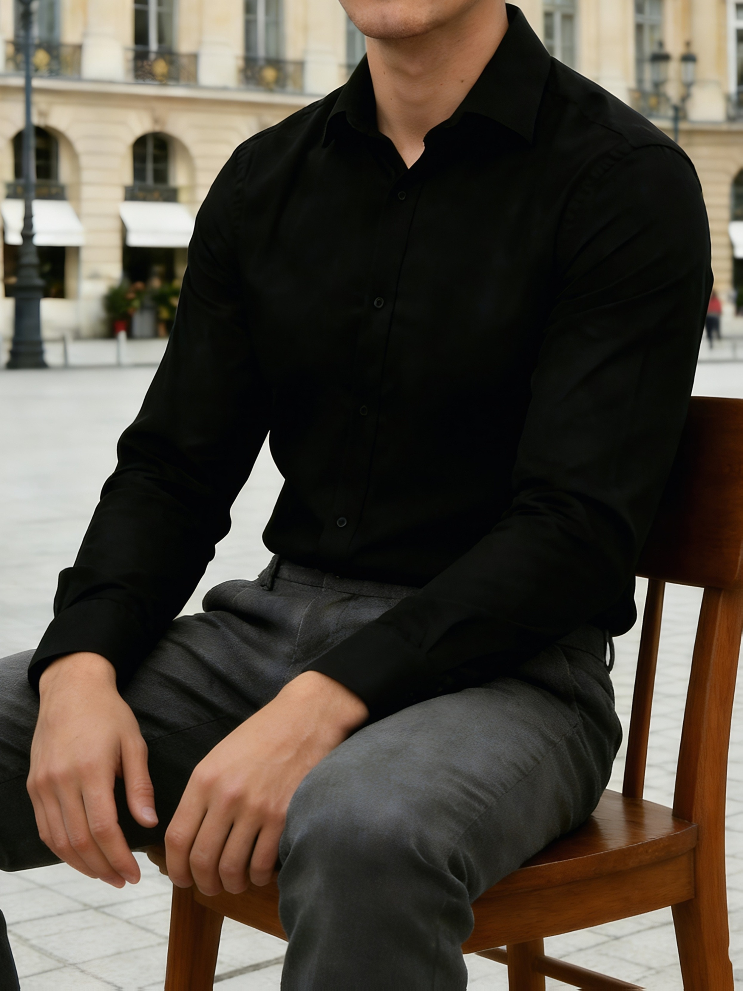 classy dress shirts for men - Oman