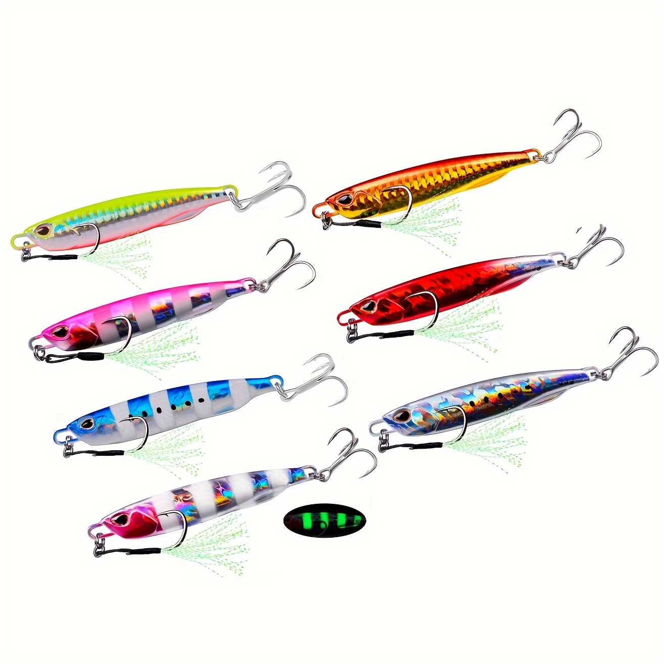Lot De 50 Cuillères De Pêche Métal Seasky – Leurres Assortis 0,6 Oz, Neufs