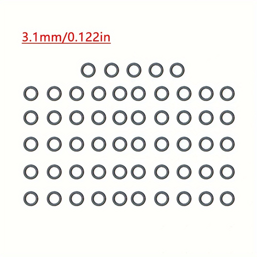 Image of 55pcs Fishing Carp Additions Round Rig Ring For Hair Rig Connector Snap Swivels Method Feeder Boilie Bait Rings Carp Fishing Tackle