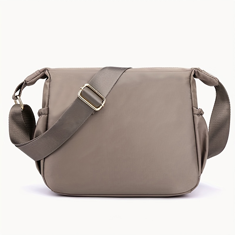 Unisex Multi-Layer Shoulder Bag, Versatile Crossbody Option