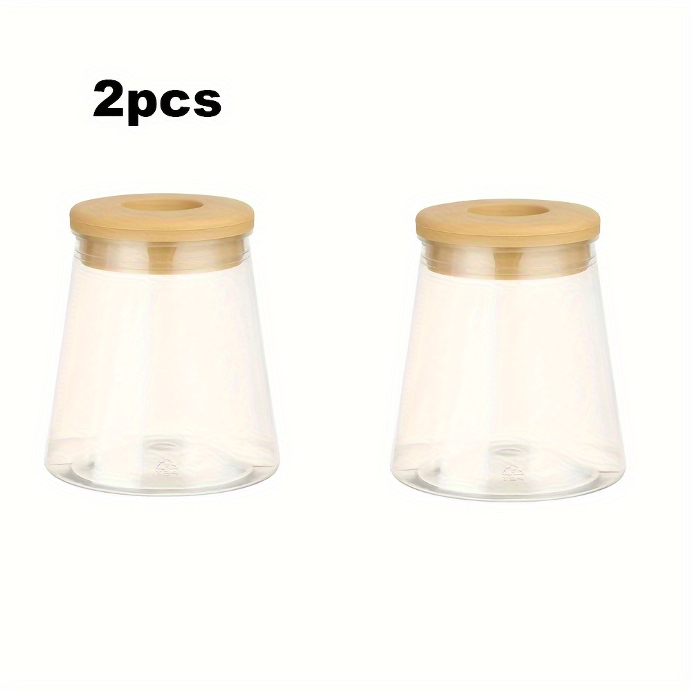 TEMU 2 pezzi Vaso per Piante Senza Annaffiatura. Contenitore per Piante Idroponiche Realizzato con Bottiglia di Plastica. Cilindro Dritto . per Uso .