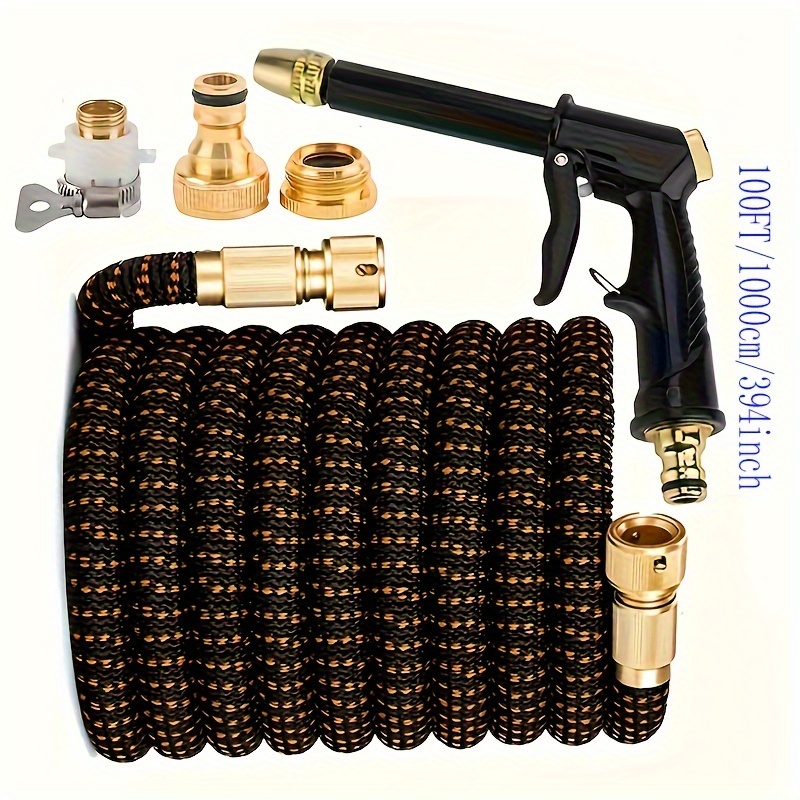 High-quality Water Hose 3-fold Retractable Water Hose Garden And Landscape Watering High-pressure Car Washing Hose Home Use