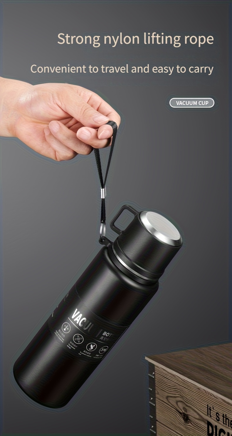 thermal 1000 ml 24 hours hot cold drinks 316 - Temu United Arab Emirates