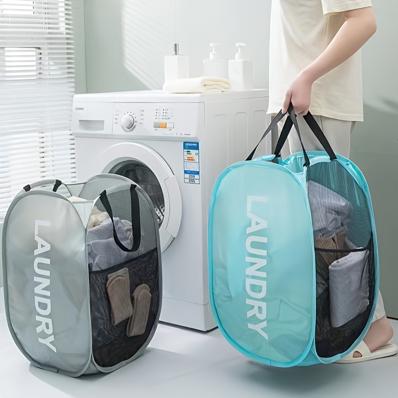 

Foldable Dual-sided Printed Laundry Basket: A Stylish And Solution For Dorm Rooms And Bedrooms