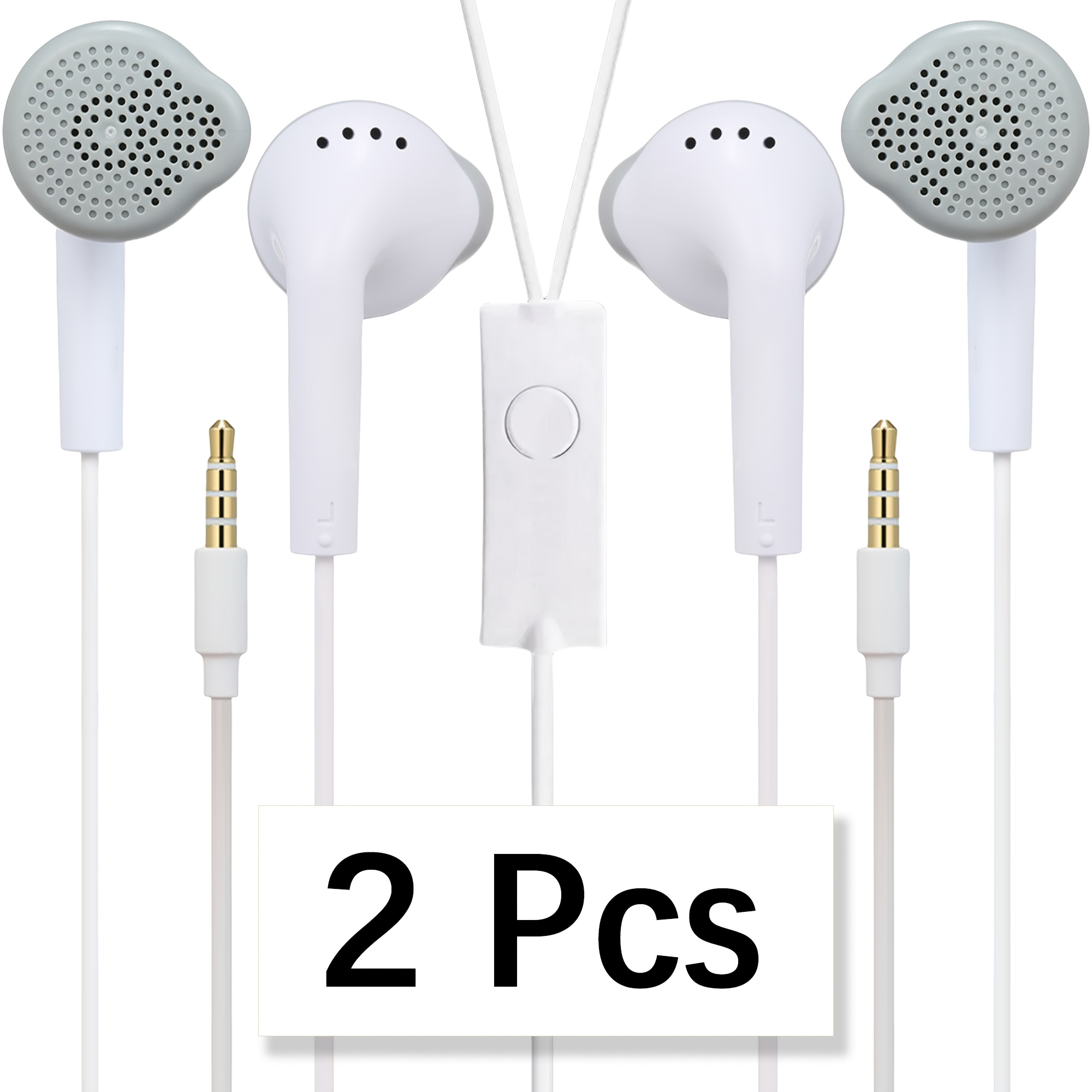 E-shop Kabelgebundene Kopfhörer mit 3,5-mm-Klinkenstecker – In-Ear-Headset für Audio, Anrufe & Musik mit -Stereo-Akustik