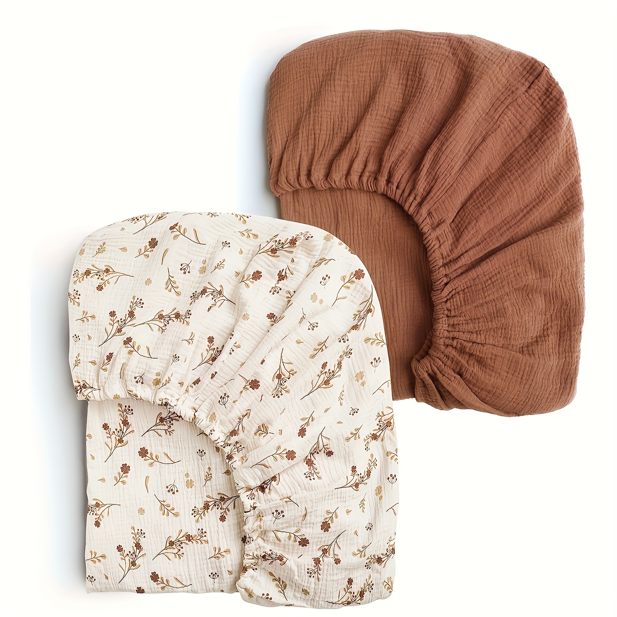 Breathable Portable Foldable Printed Change Bed Sheet for Cradle