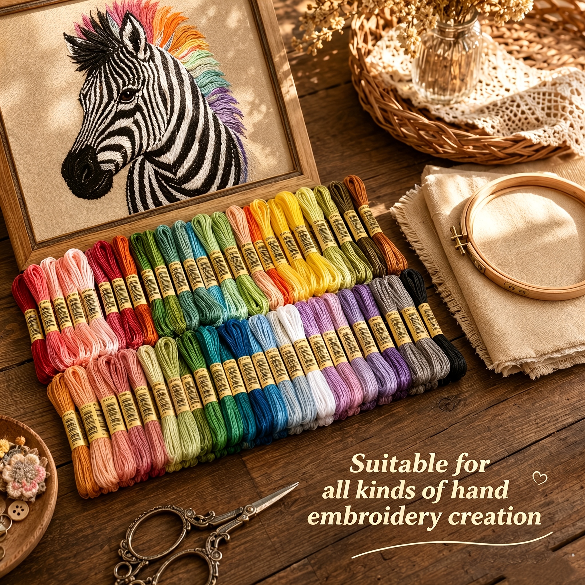447 Colors Cross Stitch Thread Set for Hand Knitting