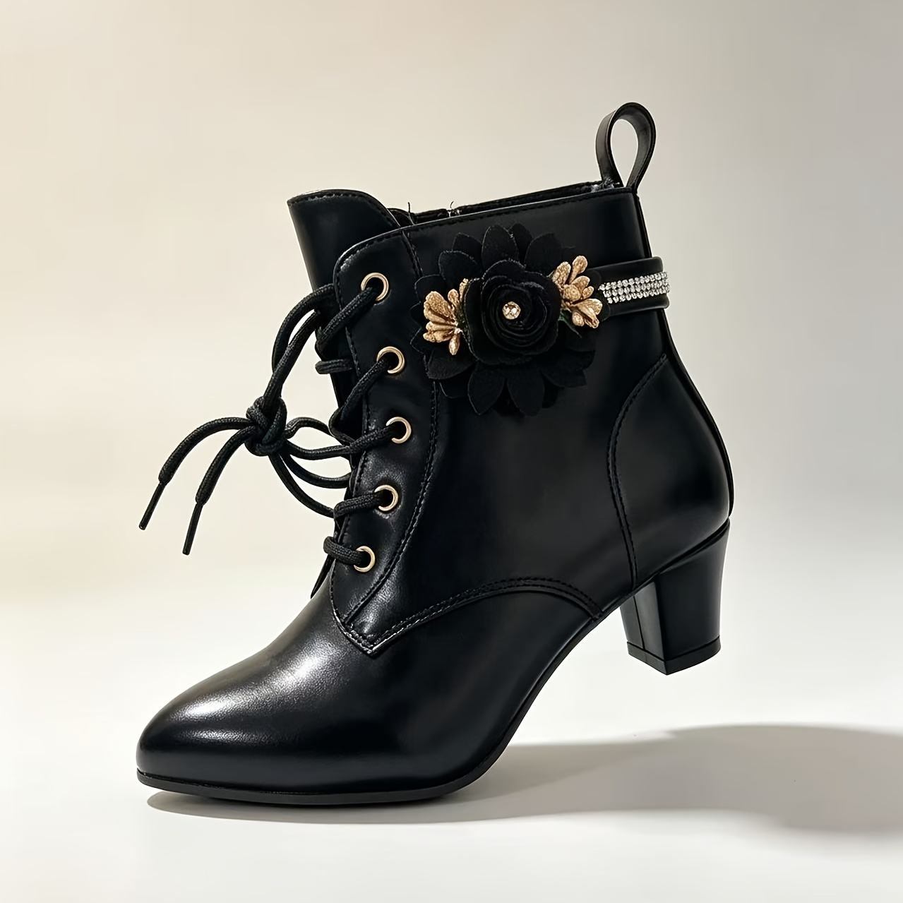 TEMU Women's Boots, New Fat Style, Women's Short Boots, Elegant Fashionable Comfortable All-match, Chunky Heel Stable, Wearable In