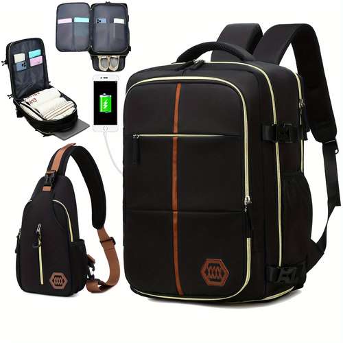 15 6inch computer backpack casual travel rucksack with shoes compartment flight approved luggage carry on backpack
