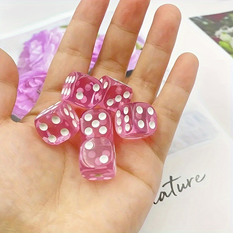 

6pcs/10pcs/set, 16mm Dice Set, Accessories, Christmas Halloween ,